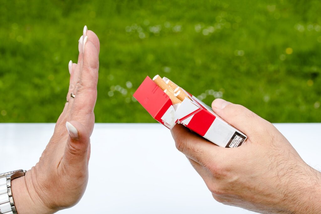No to cigarettes