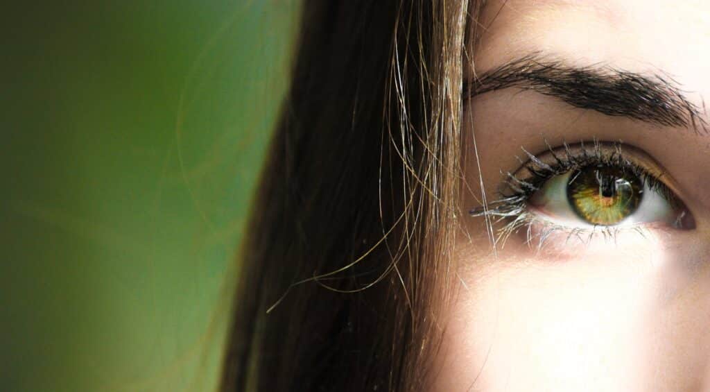 Close up of a woman's eye